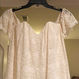 Cream elegant dress